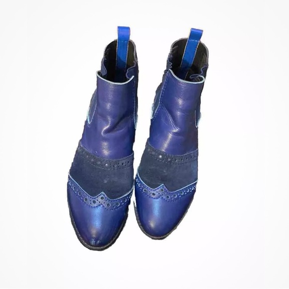 Santorini Made in Italy. Size  7 blue - Picture 2 of 5